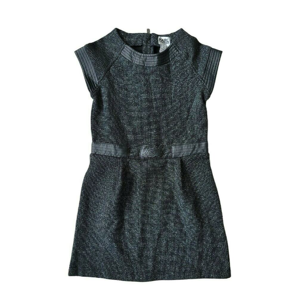 Karl Lagerfeld Sleeveless Black Dress